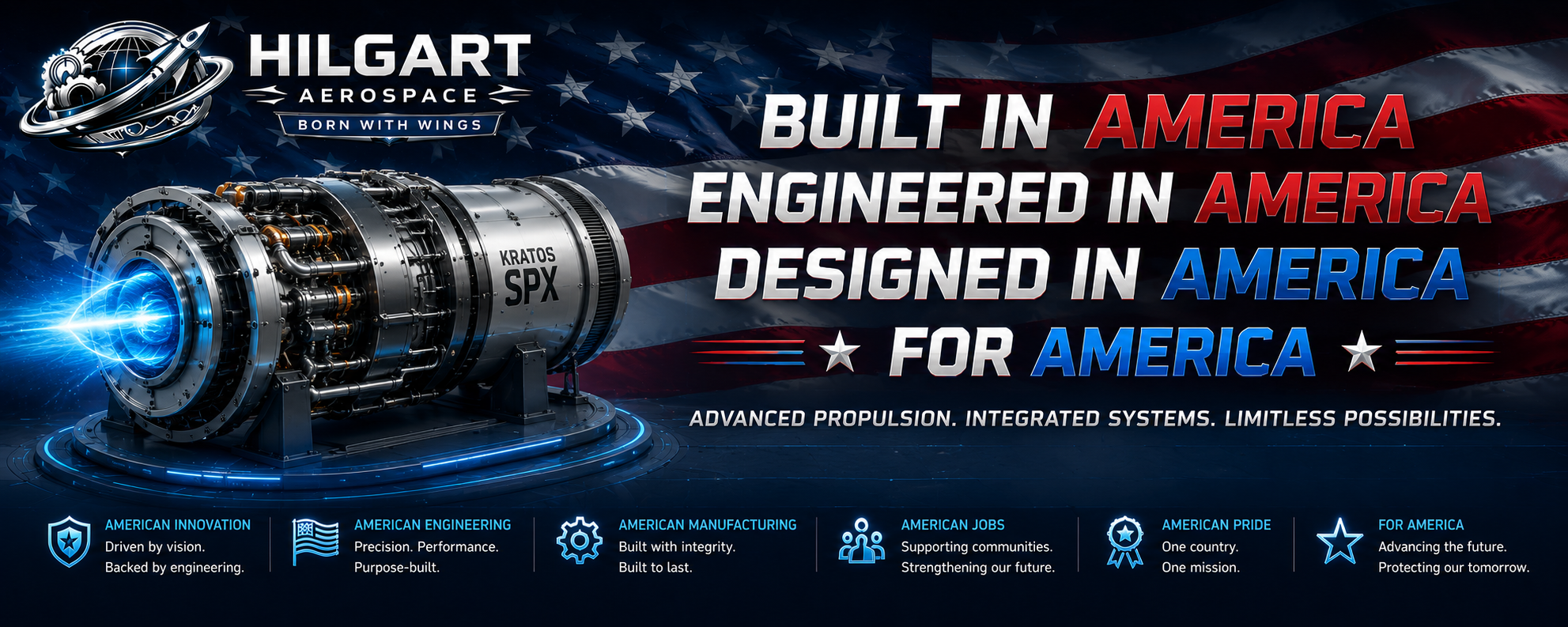 Hilgart Aerospace American engineering banner